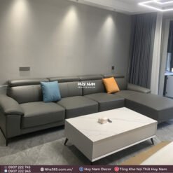 Alternative view of SOFA GÓC SKY DA CHỐNG CÀO, TẨY MỰC 3M3X1M7