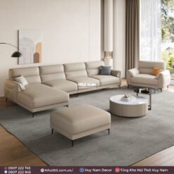 Alternative view of SOFA GÓC MALI VẢI BỐ 3M3X1M7