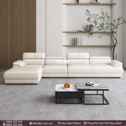 Alternative view of SOFA GÓC BUNO DA CHỐNG CÀO, TẨY MỰC 3M3X1M7
