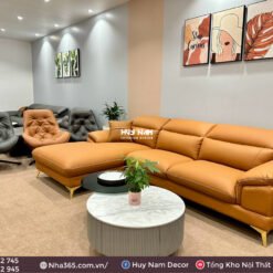 Alternative view of SOFA GÓC SG-01 DA CHỐNG CÀO, TẨY MỰC 2M8X1M6