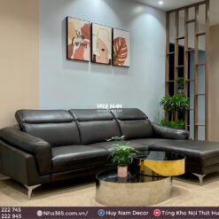 Alternative view of SOFA GÓC SG-15 DA CHỐNG CÀO, TẨY MỰC 2M6X1M6