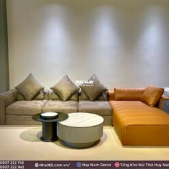 SOFA GÓC MINOTTI 1 DA CHỐNG CÀO 3M3X1M7