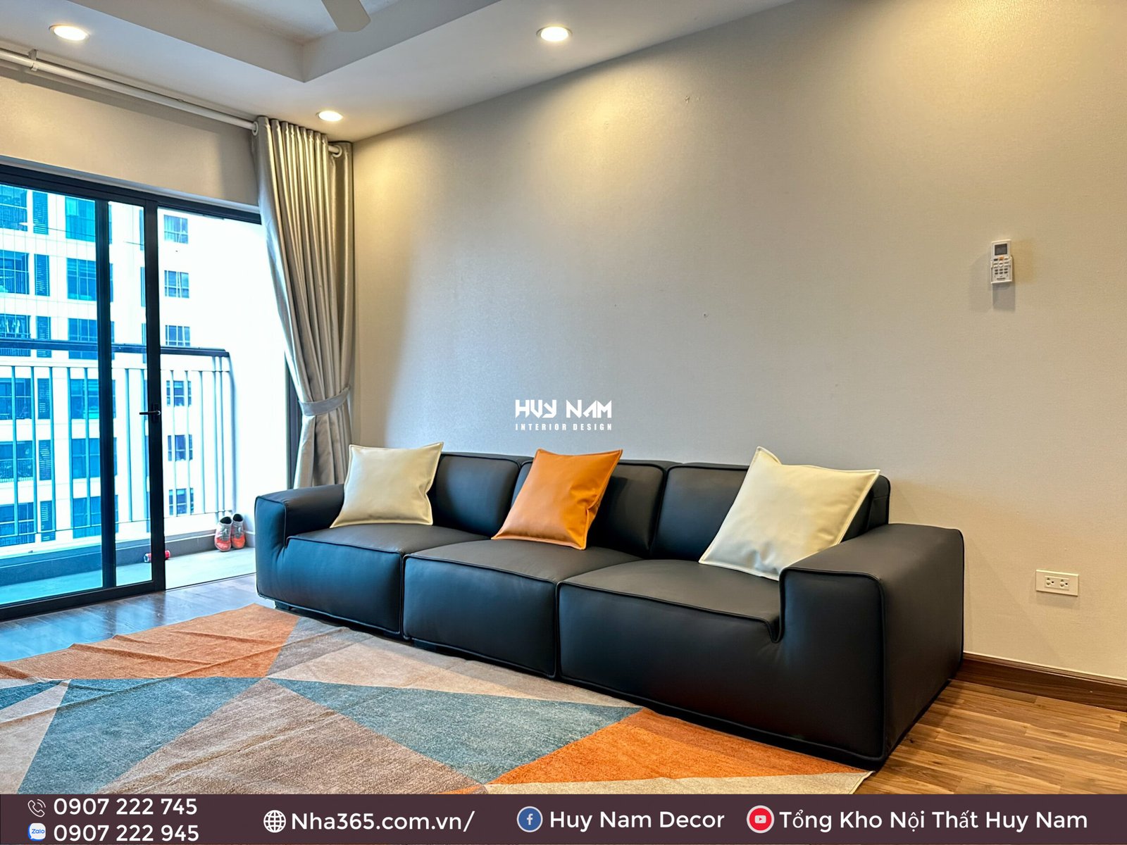 SOFA BĂNG SB-08 DA CHỐNG CÀO, TẨY MỰC 2M8