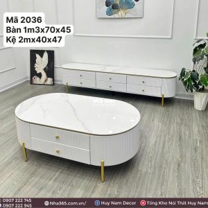 Bàn trà mặt đá cao cấp