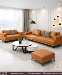 sofa sf2050 da bò cam cao cấp