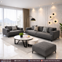 sofa sf2050 màu xám ghi tối giản