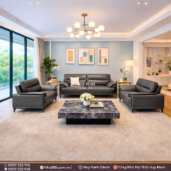 Sofa Hiện Đại SF-2054L Cao Cấp | Sofa Da Nappa Chống Cào, Xoá Mực