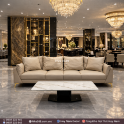 Sofa Hiện Đại SF-2066 Cao Cấp | Sofa Da Nappa Chống Cào, Xoá Mực - Ảnh 3