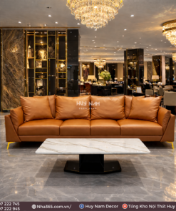 Sofa Hiện Đại SF-2066 Cao Cấp | Sofa Da Nappa Chống Cào, Xoá Mực