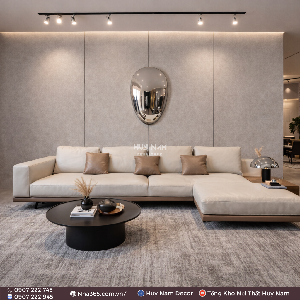 Sofa Hiện Đại SF-2068 Cao Cấp | Sofa Da Nappa Chống Cào, Xoá Mực Sofa Hiện Đại SF-2068 Cao Cấp | Sofa Da Nappa Chống Cào, Xoá Mực