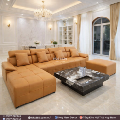 Sofa Hiện Đại SF-2071 Cao Cấp | Sofa Da Nappa Chống Cào, Xoá Mực - Ảnh 2