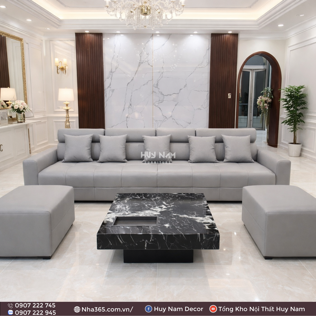 Sofa Hiện Đại SF-2072 Cao Cấp | Sofa Da Nappa Chống Cào, Xoá Mực Sofa Hiện Đại SF-2072 Cao Cấp | Sofa Da Nappa Chống Cào, Xoá Mực