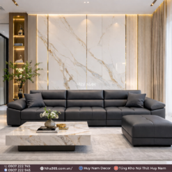 Sofa Hiện Đại SF-2073 Cao Cấp | Sofa Da Nappa Chống Cào, Xoá Mực - Ảnh 3