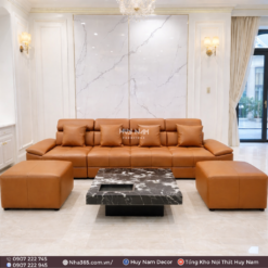 Sofa Hiện Đại SF-2071 Cao Cấp | Sofa Da Nappa Chống Cào, Xoá Mực