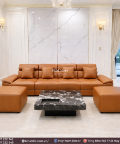 Sofa Hiện Đại SF-2074 Cao Cấp | Sofa Da Nappa Chống Cào, Xoá Mực