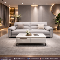 Sofa Hiện Đại SF-2080 Cao Cấp | Sofa Da Nappa Chống Cào, Xoá Mực - Ảnh 3