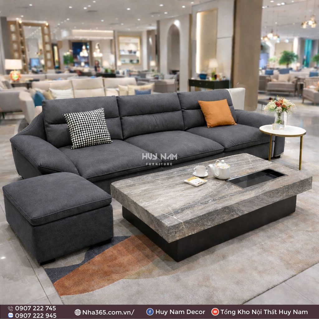 Sofa Hiện Đại SF-2083 Cao Cấp | Sofa Da Nappa Chống Cào, Xoá Mực Sofa Hiện Đại SF-2083 Cao Cấp | Sofa Da Nappa Chống Cào, Xoá Mực
