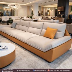 Sofa Hiện Đại SF-2081 Cao Cấp | Sofa Da Nappa Chống Cào, Xoá Mực - Ảnh 3
