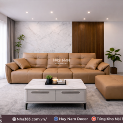 Sofa Hiện Đại SF-2083 Cao Cấp | Sofa Da Nappa Chống Cào, Xoá Mực