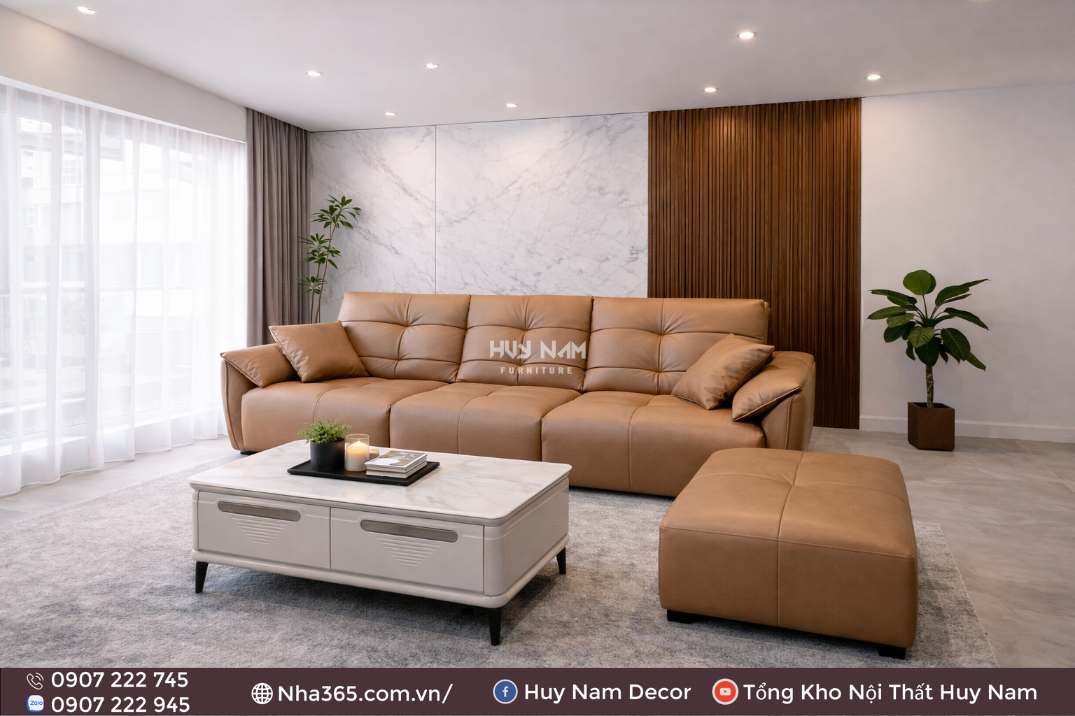 Sofa Hiện Đại SF-2083 Cao Cấp | Sofa Da Nappa Chống Cào, Xoá Mực Sofa Hiện Đại SF-2083 Cao Cấp | Sofa Da Nappa Chống Cào, Xoá Mực