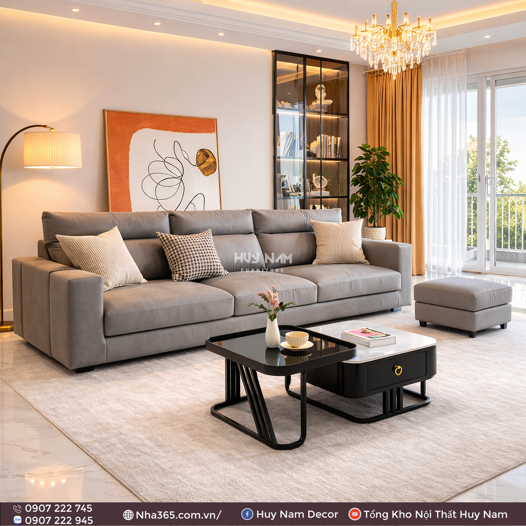 Sofa Hiện Đại SF-2087 | Sofa Da PU Chống Cào
