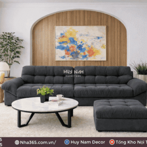 Sofa Hiện Đại SF-2091 Cao Cấp | Sofa Vải Nỉ Trượt Nước, Kháng Khuẩn - Ảnh 3