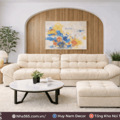 Sofa Hiện Đại SF-2091 Cao Cấp | Sofa Vải Nỉ Trượt Nước, Kháng Khuẩn