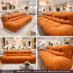 Sofa Hiện Đại SF-2091 Cao Cấp | Sofa Vải Nỉ Trượt Nước, Kháng Khuẩn - Ảnh 2