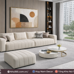 Sofa Hiện Đại SF-2095 Cao Cấp | Sofa Da Nappa Chống Cào, Xoá Mực
