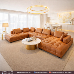 Sofa Hiện Đại SF-2098 Cao Cấp | Sofa Da Nappa Chống Cào, Xoá Mực - Ảnh 2