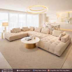 Sofa Hiện Đại SF-2098 Cao Cấp | Sofa Da Nappa Chống Cào, Xoá Mực - Ảnh 3