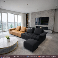 Sofa Hiện Đại SF-2100 Cao Cấp | Sofa Da Nappa Chống Cào, Xoá Mực - Ảnh 3