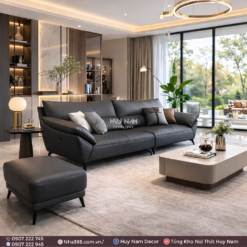 Sofa Hiện Đại SF-2102 Cao Cấp | Sofa Da Nappa Chống Cào, Xoá Mực - Ảnh 3