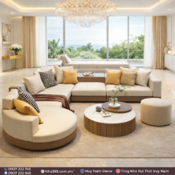 Sofa Hiện Đại SF-2103 | Sofa Da PU Chống Cào - Ảnh 4