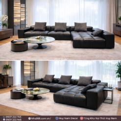 Sofa Hiện Đại SF-2104 Cao Cấp | Sofa Da Nappa Chống Cào, Xoá Mực