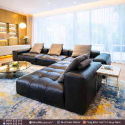Sofa Hiện Đại SF-2108 Cao Cấp | Sofa Da Nappa Chống Cào, Xoá Mực - Ảnh 4