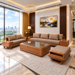 SOFA VĂNG CHÂN THUYỀN GỖ HƯƠNG ĐÁ - Ảnh 2