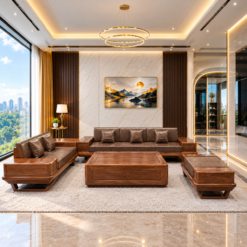 SOFA VĂNG CHÂN THUYỀN GỖ TẦN BÌ