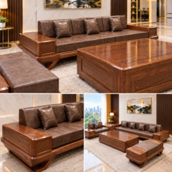 SOFA VĂNG CHÂN THUYỀN GỖ TẦN BÌ - Ảnh 3